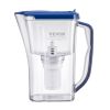 VEVOR Water Filter Pitcher, 9 Cup 5-stage Water Filter Dispenser, Fast Filtration System with Filter Change Indicator, No BPA
