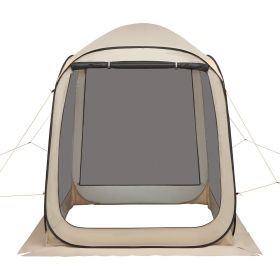 VEVOR Screen House Tent, 6 x 6 ft, 4-6 Person Pop Up Screen Tent, Portable Screened in Canopy with Carry Bag, Netting Sides, Ground Stakes, for Garden