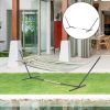 Portable Hammock Stand with Adjustable Steel Stand, Portable and Heavy Duty for Indoor Outdoor Use, Black