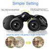 10-180X100 High-Powered Binoculars, 8-24x Magnification, 50mm Objective Lens, Low Light Night Vision, Multi-Layer Coated Aspherical Lenses