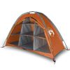 Storage Tent 9 Compartments Gray and Orange Waterproof