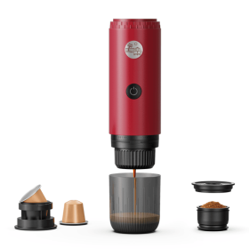 PSME2604  Portable Car Coffee Maker with 88-92°C Automatic Pressure Extraction Italian espresso (PSME2604: PSME2605)
